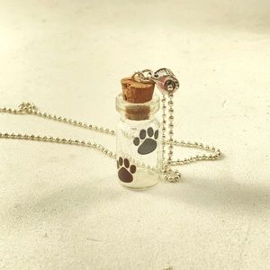 🦴 Pet Love Memories Necklace Mini in Silver